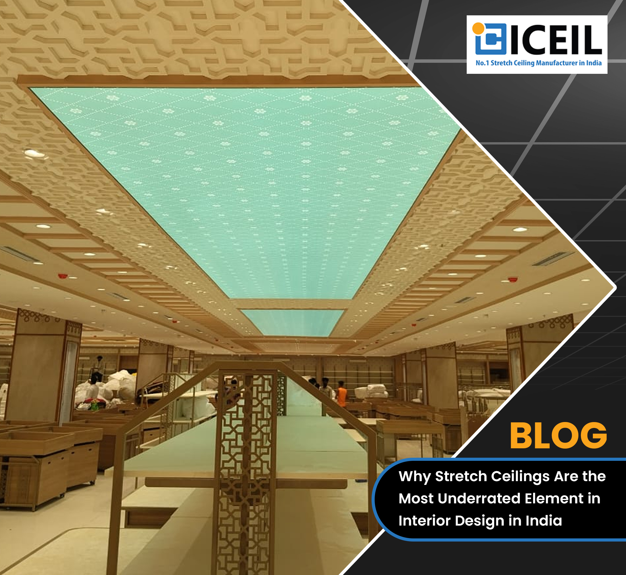 The Power of Stretch Ceilings in Crafting Iconic Interior Spaces